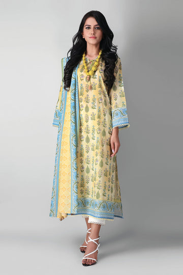 A21311 Yellow Khaadi Autumn Collection 2021